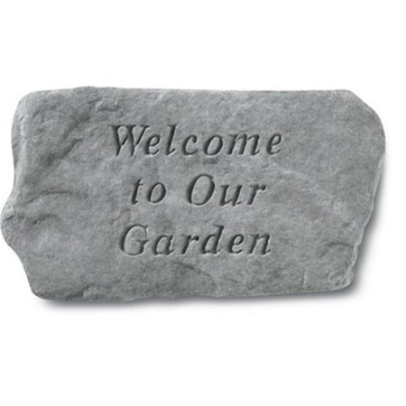 KAY BERRY INC Kay Berry- Inc. 61420 Welcome To Our Garden - Garden Accent - 11 Inches x 6 Inches 61420